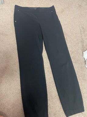 Maurices Black Pull-On Stretch Pants